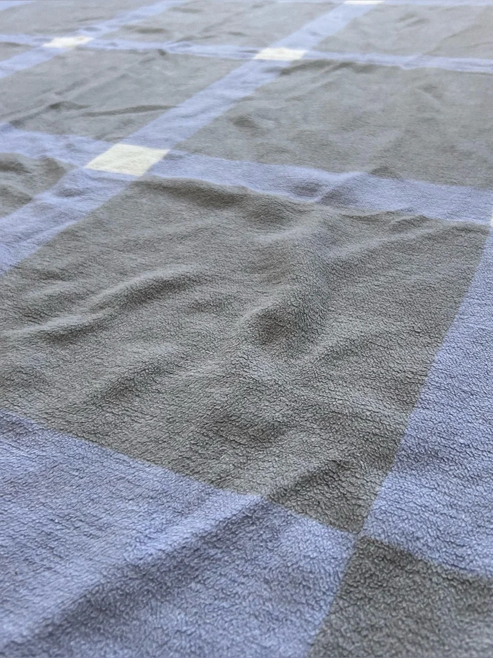 IBENA|Germany Modern Geometric Heavy Weight Velour Blanket MCM #0501266
